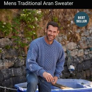 The Irish Store: Men's Traditional Aran Sweater